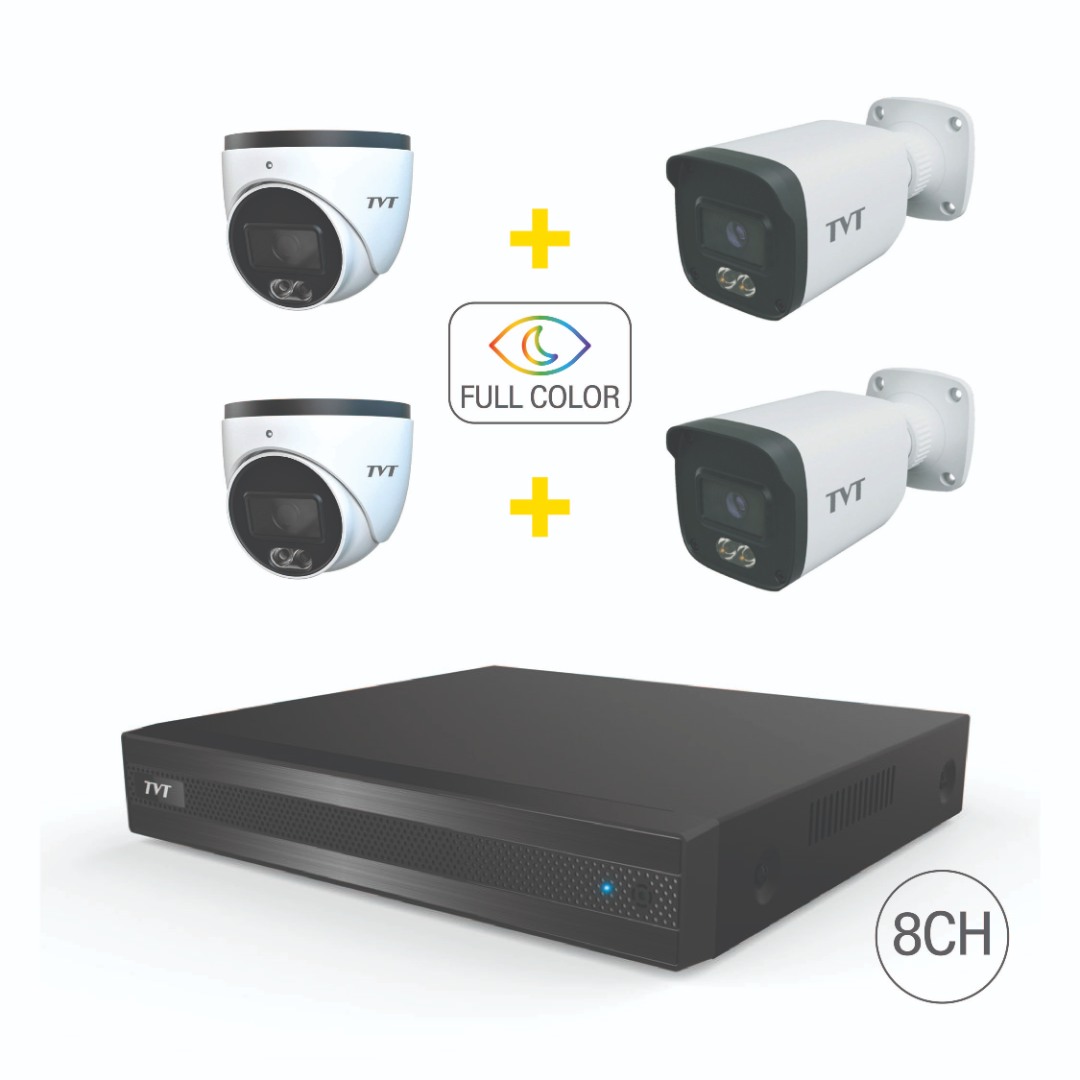 TVT KIT 8CH 2MP COLOR